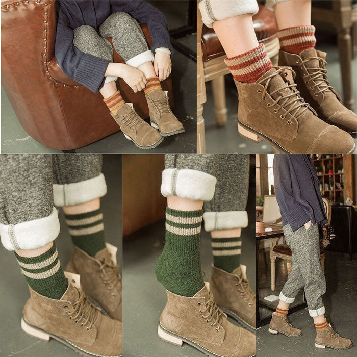 森系ボーダーソックスA(10060)