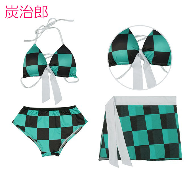 コスプレ コスチューム 鬼滅の刃 水着 夏 プール(90043)