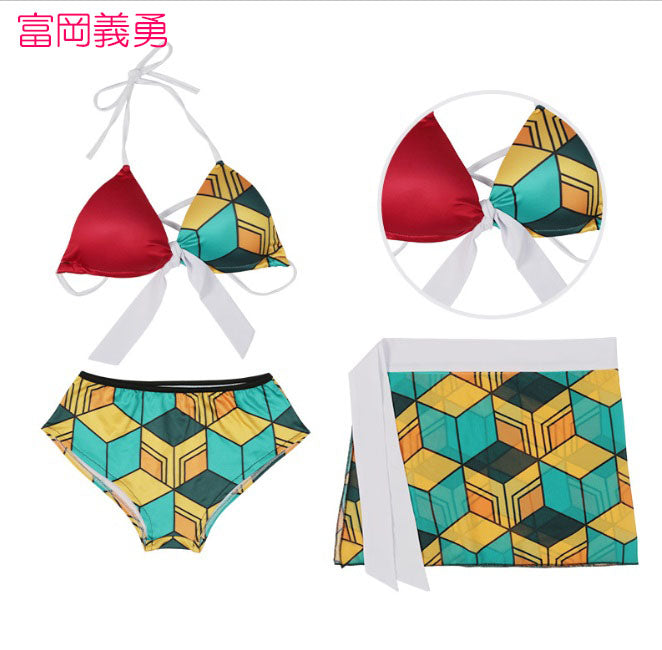 コスプレ コスチューム 鬼滅の刃 水着 夏 プール(90043)
