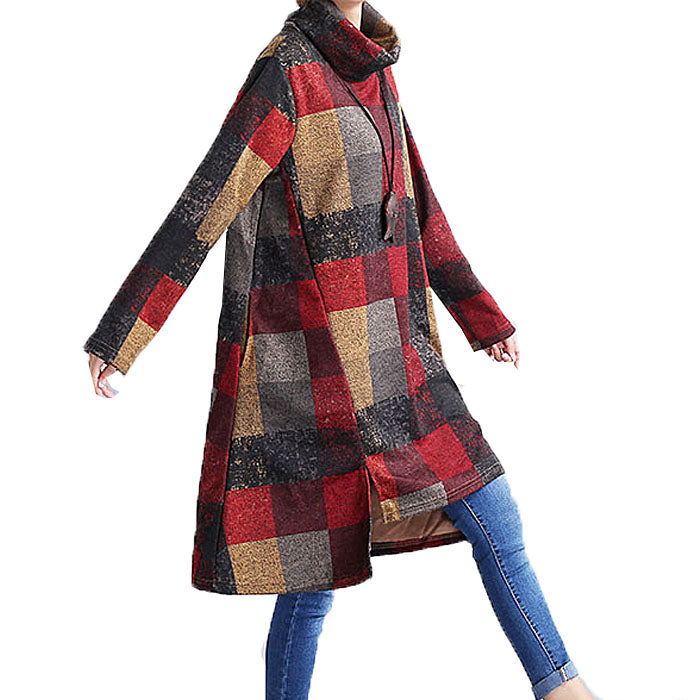 エスニックワンピース ひざ丈 ミディアム丈 秋冬 レディース(10010)