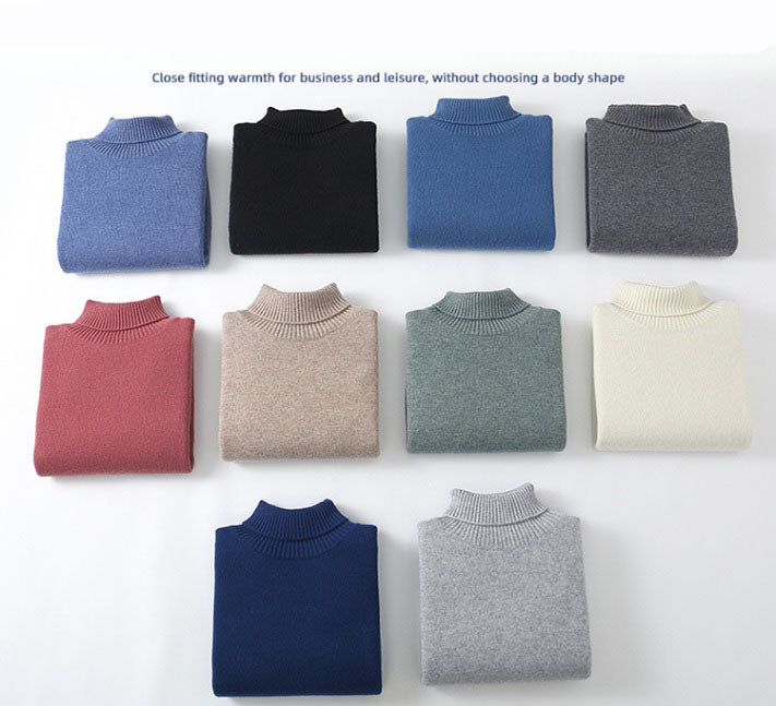 ハイネックニットセーター トップス レディース(10064)