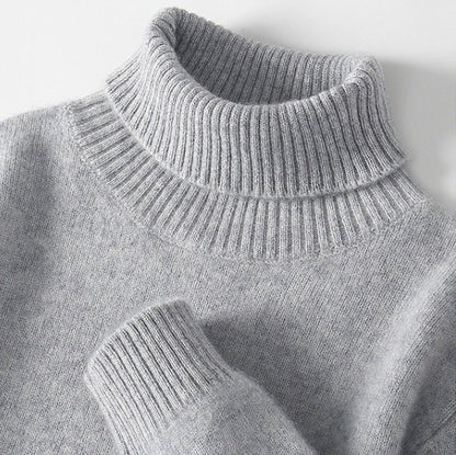 ハイネックニットセーター トップス レディース(10064)