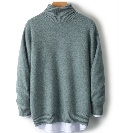 ハイネックニットセーター トップス レディース(10064)