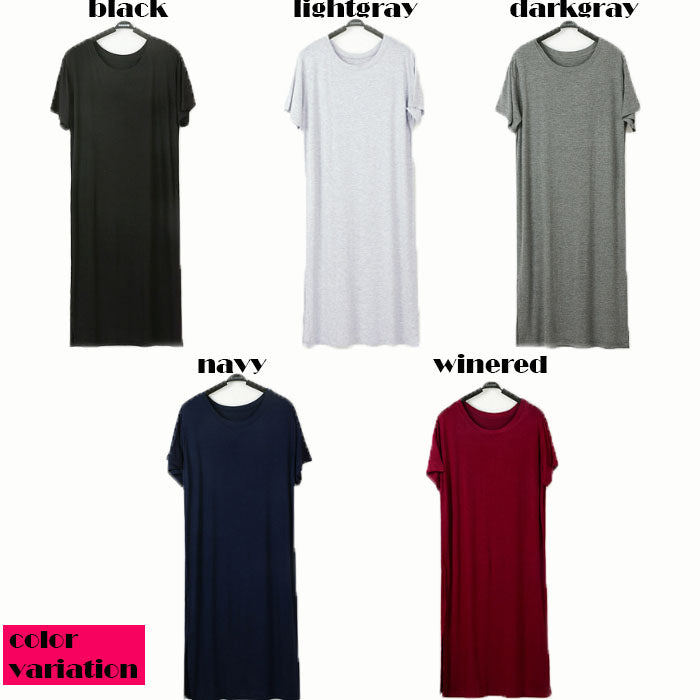 Tシャツワンピース　スリッド(10096)