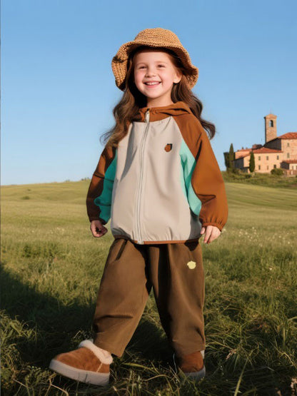 マウンテンジャケット キッズ 秋冬 アウター 子ども(30064)