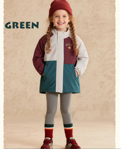 マウンテンジャケット キッズ 秋冬 アウター 子ども(30066)