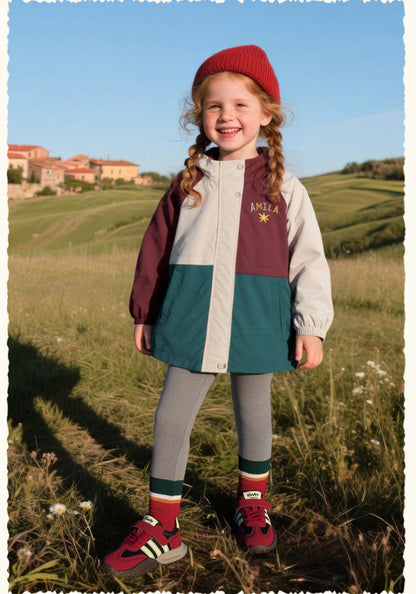 マウンテンジャケット キッズ 秋冬 アウター 子ども(30066)