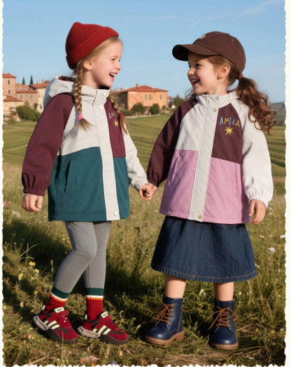 マウンテンジャケット キッズ 秋冬 アウター 子ども(30066)