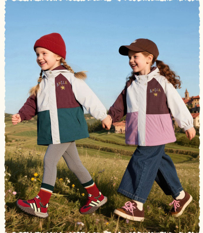 マウンテンジャケット キッズ 秋冬 アウター 子ども(30066)