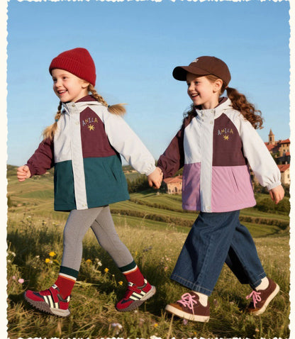 マウンテンジャケット キッズ 秋冬 アウター 子ども(30066)