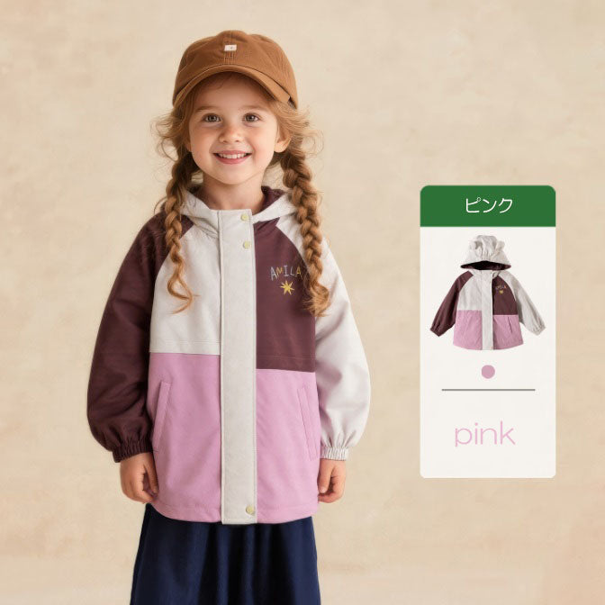 マウンテンジャケット キッズ 秋冬 アウター 子ども(30066)