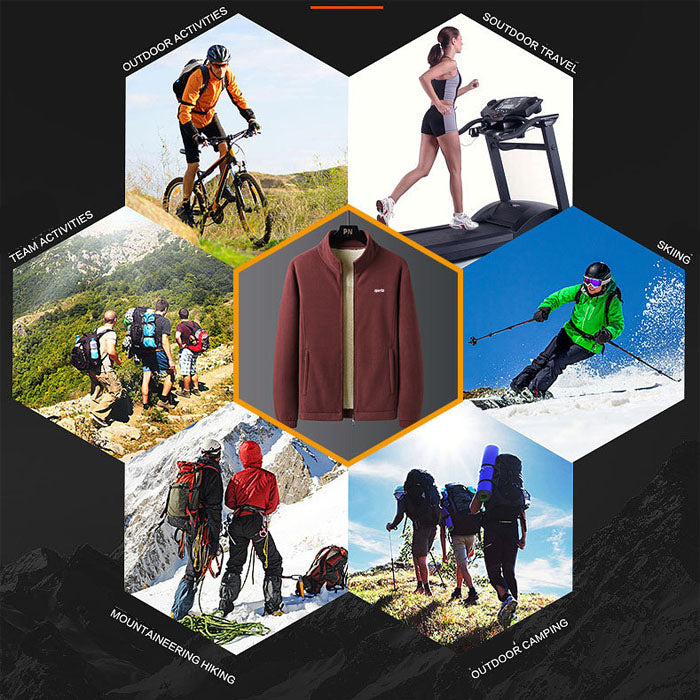 裏フリースブルゾン ジャケット トップス メンズ 暖か(70007)