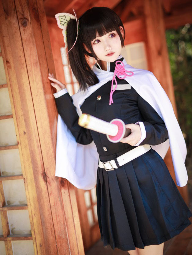 コスプレ コスチューム 鬼滅 刃 カナヲ 仮想 ハロウィン(90035)