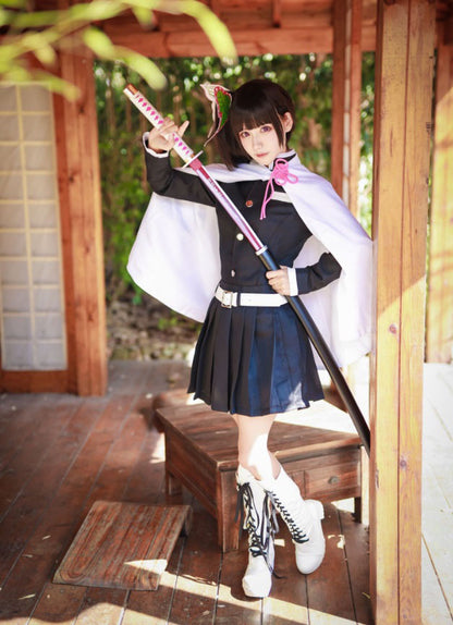 コスプレ コスチューム 鬼滅 刃 カナヲ 仮想 ハロウィン(90035)