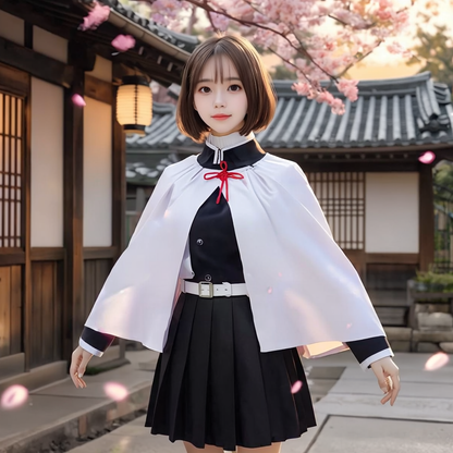 コスプレ コスチューム 鬼滅 刃 カナヲ 仮想 ハロウィン(90035)