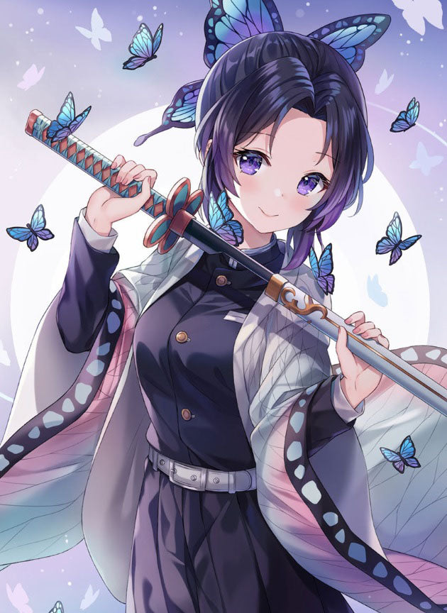 コスプレ コスチューム 鬼滅 刃 胡蝶しのぶ 仮想 ハロウィン(90036)