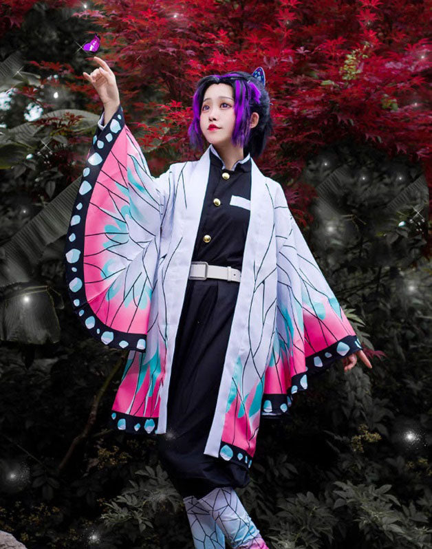 コスプレ コスチューム 鬼滅 刃 胡蝶しのぶ 仮想 ハロウィン(90036)