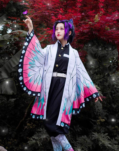 コスプレ コスチューム 鬼滅 刃 胡蝶しのぶ 仮想 ハロウィン(90036)
