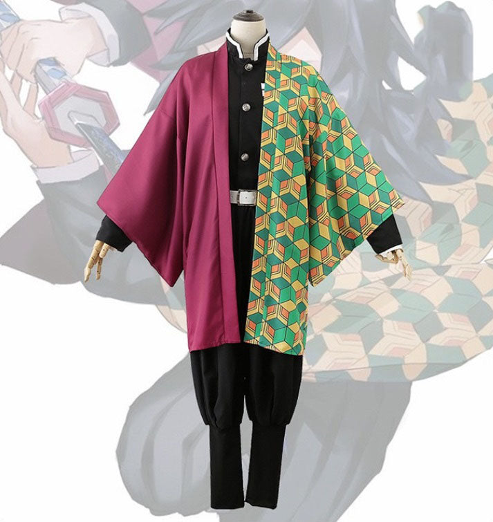 コスプレ コスチューム 鬼滅 刃 富岡義勇 仮想 ハロウィン(90037)