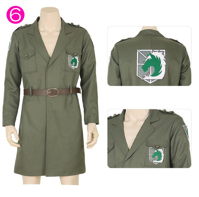 進撃の巨人 コスプレ  調査兵団 仮装 ハロウィン(90040)