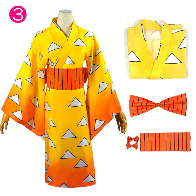 コスプレ  コスチューム 鬼滅の刃 着物 仮装 ハロウィン(90042)