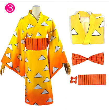 コスプレ  コスチューム 鬼滅の刃 着物 仮装 ハロウィン(90042)