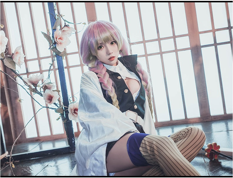 コスプレ  コスチューム 甘露寺蜜璃 鬼滅の刃(90046)