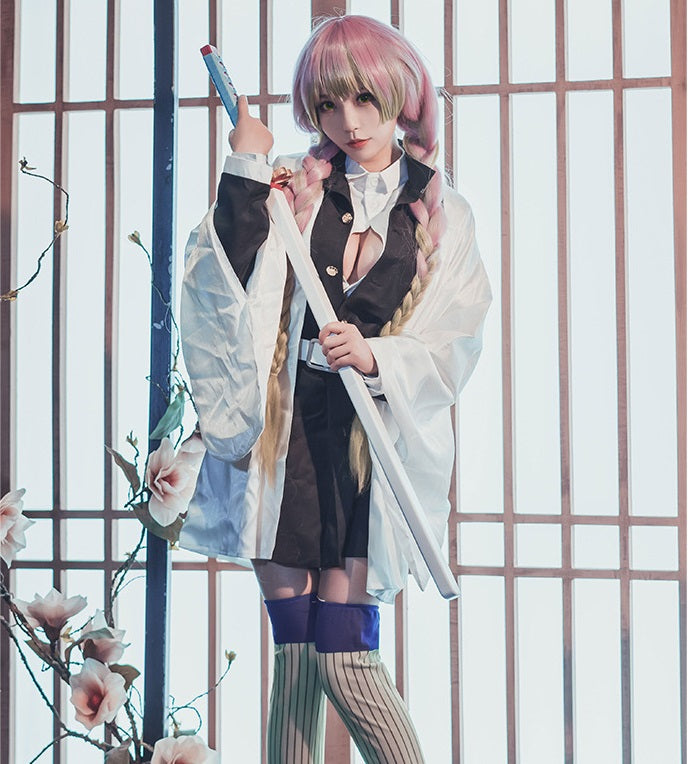 コスプレ  コスチューム 甘露寺蜜璃 鬼滅の刃(90046)