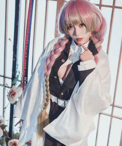 コスプレ  コスチューム 甘露寺蜜璃 鬼滅の刃(90046)