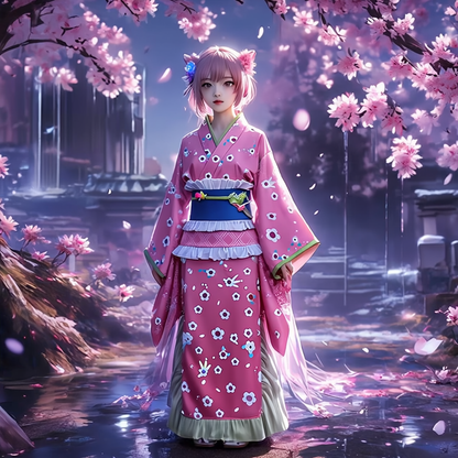 コスプレ  コスチューム  鬼滅の刃 和服(90047)