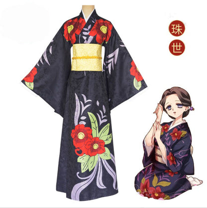 コスプレ コスチューム 鬼滅 刃 珠世 和服 (90053)