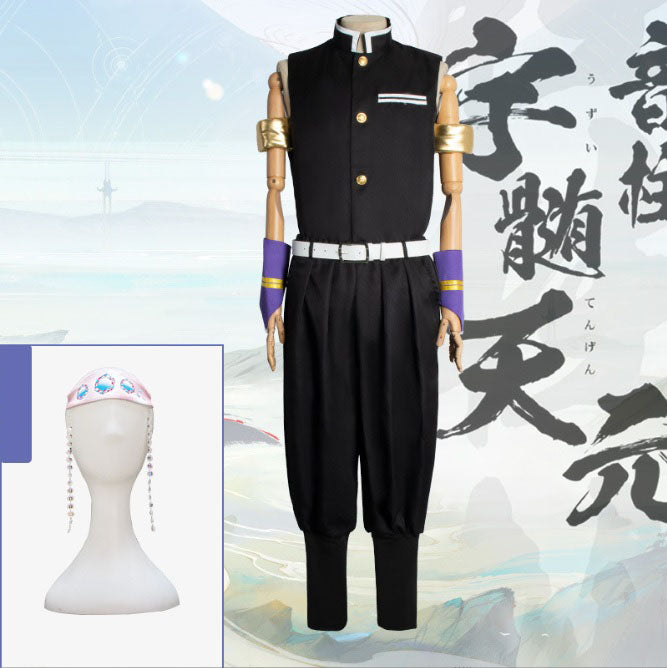 コスプレ コスチューム 鬼滅 刃 宇髄天元 セット(90058)