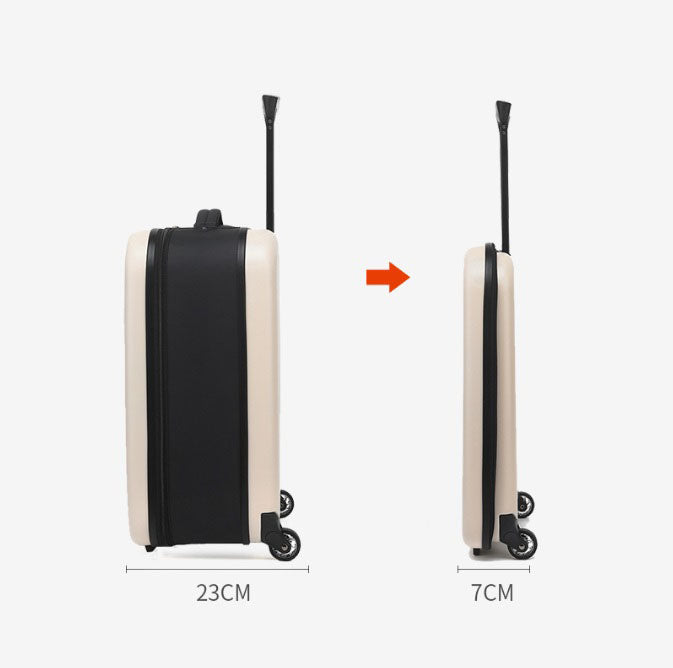 コンパクト収納キャリーバッグ 旅行 トラベル ２サイズ(90063)