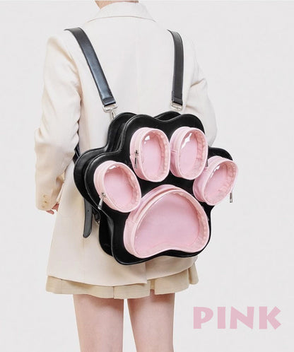 肉球バッグ リュック 猫 アウトドア(90064)