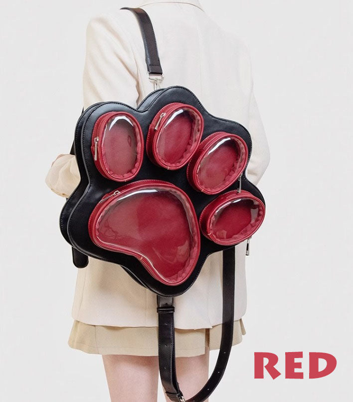 肉球バッグ リュック 猫 アウトドア(90064)