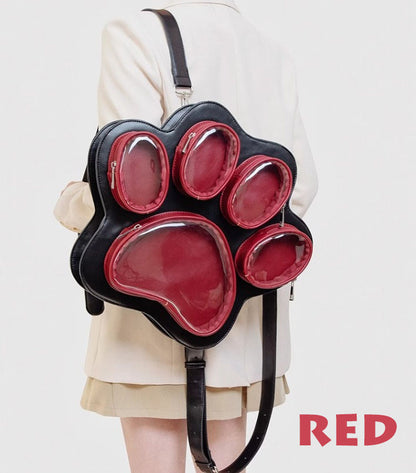 肉球バッグ リュック 猫 アウトドア(90064)