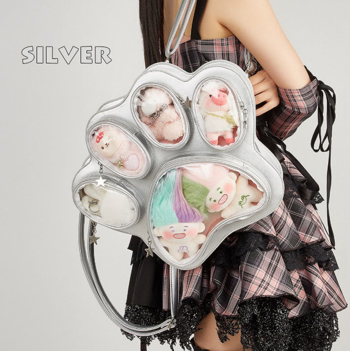 肉球バッグ リュック 猫 アウトドア(90064)